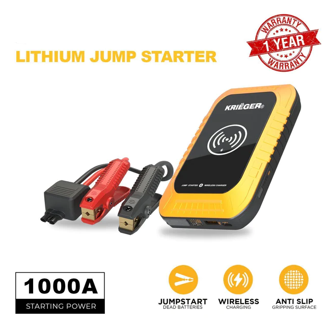 ENC8K R Energizer Heavy Duty Jump Starter 7500mAh w UL Battery
