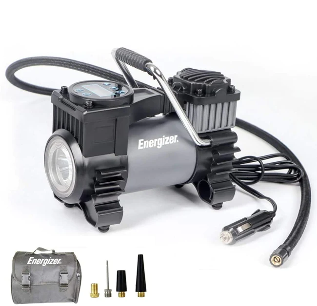 EDC12035 Open Box Energizer DC Air Compressor Tire Inflator 120 PSI LCD Display & Case