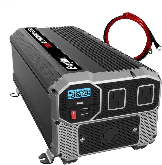 12v Power Inverter For Car - 3000watt Car Plug Adapter - Usb