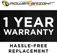 Power Bright 0 AWG 6 Foot High with 1 year warranty hassle-free replacement.