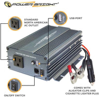 PowerBright Pure Sine Power Inverter 150 Watt image of user manual