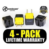 Krieger KR-EUR4 image of 4-pack lifetime warranty