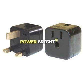 VP-12 USA to UK Outlet Travel Plug Adapter Grounded with Fuse, Type G –  Voltage Converter Transformers