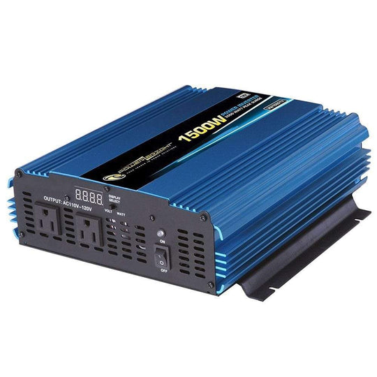 PW1500 PowerBright 1500 Watt 12V DC to 110V AC Power Inverter