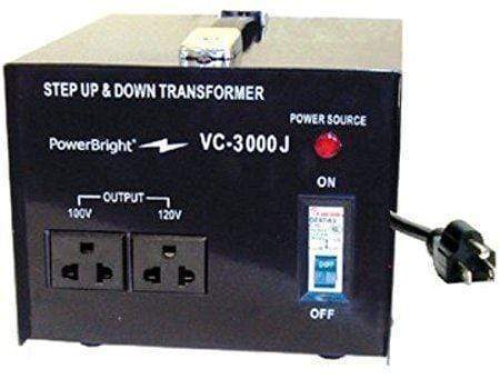 完成品 VC3000J Transformer Voltage Japanese Watt 3000 - PowerBright 旅行用家電
