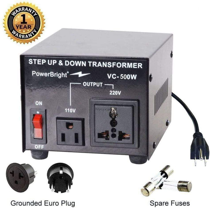 VC500W PowerBright 500W Step Up & Down Transformer / Converter