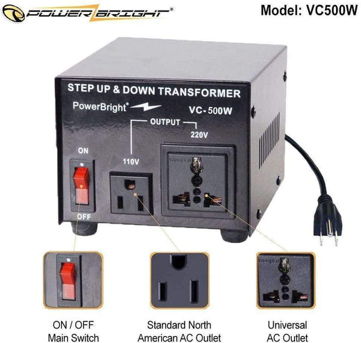 Voltage Converters - 110 220 Volt step up and down Power Transformers ...